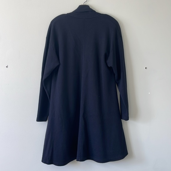 vintage dark navy blue adele joyce sweater cardigan - Picture 6 of 6